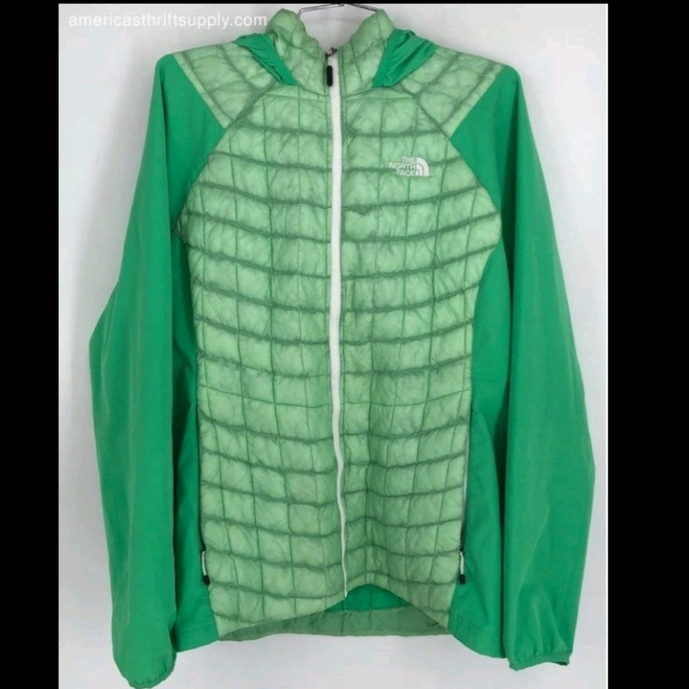 The North Face Women's Green Quilted Puffer Jacket